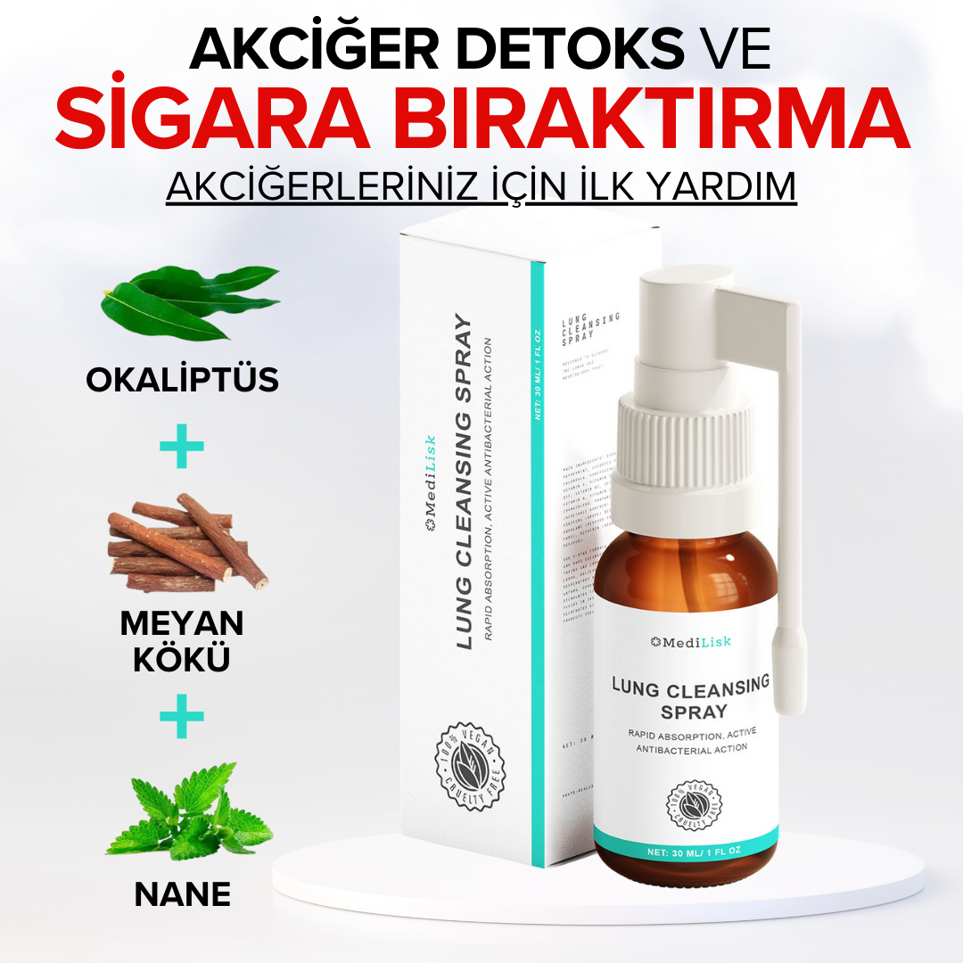 Sigara Bıraktırma ve Akciğer Temizleme Spreyi